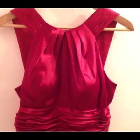 ADRIANNA PAPELL BOUTIQUE RED SLEEVELESS DRESS SZ 6 - Picture 3 of 8
